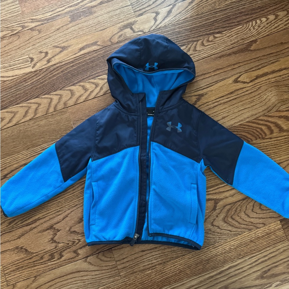 Under Armour Toddler Boy Blue Fleece Jacket